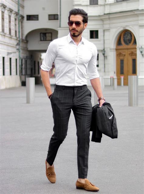 black shoes match pants.